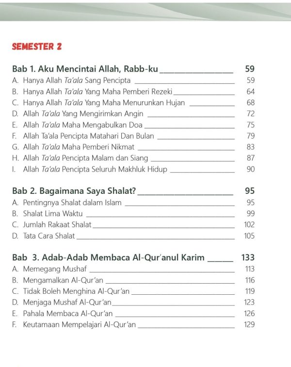 Tarbiyah dan Adab Kelas 1 - Image 4