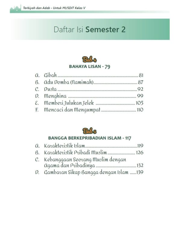 Tarbiyah dan Adab Kelas 5 - Image 4